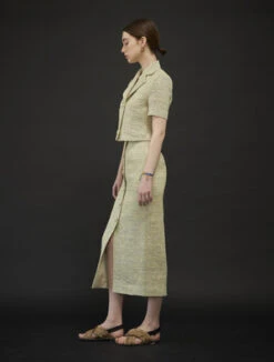 Maison De InesMAISON DE INES TWEED SET - YELLOW -Drape Hut Sales Store MAISON DE INES TWEED SET 20220807073151