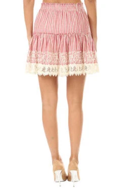 Misa Los AngelesSilvia Skirt - Pink -Drape Hut Sales Store MISA Los Angeles Silvia Skirt 20220811111625 2