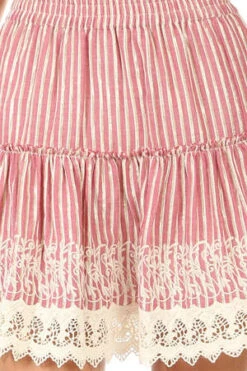 Misa Los AngelesSilvia Skirt - Pink -Drape Hut Sales Store MISA Los Angeles Silvia Skirt 20220811111626 1