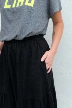 Clare V.Manon Skirt - Rattan Eyelet -Drape Hut Sales Store Manon Skirt Rattan Eyelet 20230614002830 1