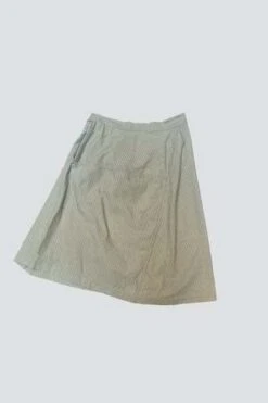 VintageStripe Fold Pocket Skirt - Marni Grey -Drape Hut Sales Store Marni Grey Stripe Fold Pocket Skirt 20231029215058 1