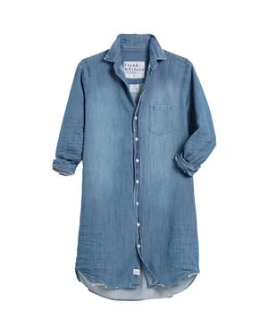 Frank & EileenMary Woven Button Up Dress - Distressed Vintage Wash 3 Frank & EileenMary Woven Button Up Dress - Distressed Vintage Wash