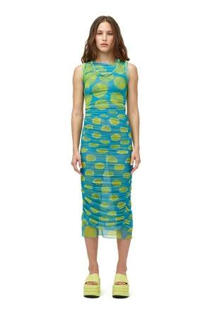 Simon MillerMesh Cielo Dress - Suburban Blue/Valley Green Dot Print 8 Simon MillerMesh Cielo Dress - Suburban Blue/Valley Green Dot Print - Image 6