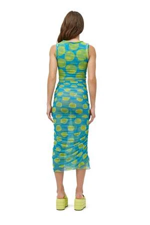 Simon MillerMesh Cielo Dress - Suburban Blue/Valley Green Dot Print 9 Simon MillerMesh Cielo Dress - Suburban Blue/Valley Green Dot Print - Image 7