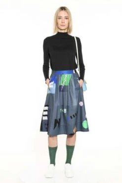 Matter Matters GalleryMokita/Pattern Midi Skirt - Grey 10 Matter Matters GalleryMokita/Pattern Midi Skirt - Grey -Drape Hut Sales Store Mokita Pattern Midi Skirt Grey 20220426215753 2