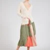 CotélacMulticolored Pleated Skirt - FANTAISIES -Drape Hut Sales Store Multicolored pleated skirt FANTAISIES 20210825200953