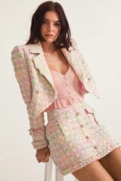 LoveShackFancyNate Skirt - Pink Dream -Drape Hut Sales Store Nate Skirt Pink Dream 20230417175314 1