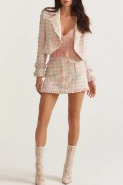 LoveShackFancyNate Skirt - Pink Dream -Drape Hut Sales Store Nate Skirt Pink Dream 20230417175314 2