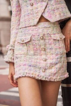 LoveShackFancyNate Skirt - Pink Dream -Drape Hut Sales Store Nate Skirt Pink Dream 20230417175316 3