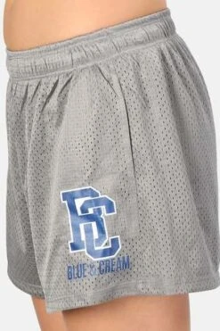 Blue&CreamNew York Mesh Shorts - Grey/Navy -Drape Hut Sales Store New York Mesh Shorts Grey Navy 20220811113958