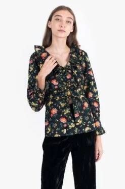 BATSHEVANia Blouse - Rhian Daisy -Drape Hut Sales Store Nia Blouse in Rhian Daisy 20221019223408