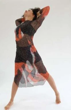 Nin StudioSwirl Dress - Print -Drape Hut Sales Store Nin Studio Swirl Dress 20231011002047 1