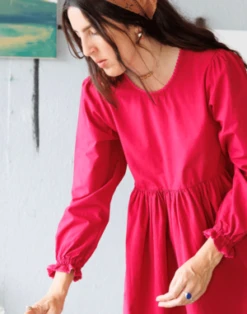 NobleOrganic Vale Dress - Petunia -Drape Hut Sales Store Noble Organic Adult Vale Dress in Petunia 20230907171652 1