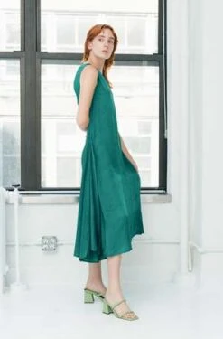 RUJUTA SHETHOctober Flare Dress - North Sea Bespatter Print -Drape Hut Sales Store October Flare Dress North Sea Bespatter Print 20230315205933