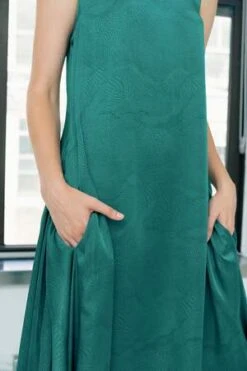 RUJUTA SHETHOctober Flare Dress - North Sea Bespatter Print -Drape Hut Sales Store October Flare Dress North Sea Bespatter Print 20230315205933 3