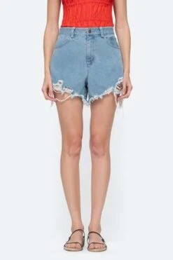 Sea New YorkOona Shorts - Blue -Drape Hut Sales Store Oona Shorts 20230411184040 1