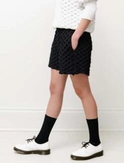 CFCLOriel Paper Knit Shorts - Black -Drape Hut Sales Store Oriel Paper Knit Shorts Black 20220221202918 1