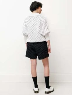 CFCLOriel Paper Knit Shorts - Black -Drape Hut Sales Store Oriel Paper Knit Shorts Black 20220221202918 2