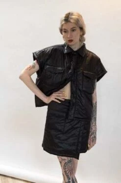 Oval SquareOSPunk Skirt - Black -Drape Hut Sales Store Oval Square OSPunk skirt black 20230221071646 2