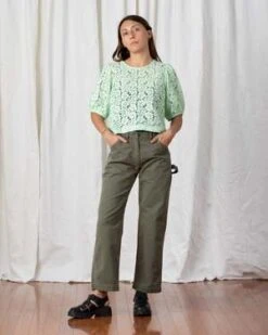 Ali GoldenPAINTER PANT - FADED OLIVE -Drape Hut Sales Store PAINTER PANT FADED OLIVE 20230329201045 2