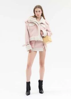 Feng Chen WangPINK QUILT PHOENIX MINI SKIRT - Pink -Drape Hut Sales Store PINK QUILT PHOENIX MINI SKIRT 20230825113234 3