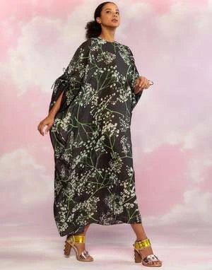 CYNTHIA ROWLEYParos Kaftan Dress - BLKMT 5 CYNTHIA ROWLEYParos Kaftan Dress - BLKMT - Image 3