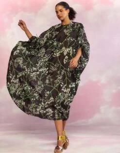CYNTHIA ROWLEYParos Kaftan Dress - BLKMT 14 CYNTHIA ROWLEYParos Kaftan Dress - BLKMT -Drape Hut Sales Store Paros Kaftan 20230729225412 3