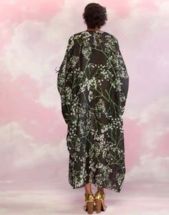 CYNTHIA ROWLEYParos Kaftan Dress - BLKMT 16 CYNTHIA ROWLEYParos Kaftan Dress - BLKMT -Drape Hut Sales Store Paros Kaftan 20230729225413 1