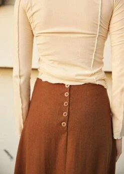 Penny SageFrances Skirt - Tobacco -Drape Hut Sales Store Penny Sage Frances Skirt Tobacco 20230620051843