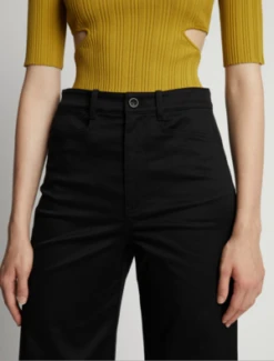 Proenza SchoulerCotton Twill Culotte - Black -Drape Hut Sales Store Proenza Schouler Cotton Twill Culotte Black 20230211210636 2