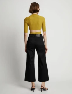 Proenza SchoulerCotton Twill Culotte - Black -Drape Hut Sales Store Proenza Schouler Cotton Twill Culotte Black 20230211210637