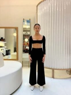 Proenza SchoulerCotton Twill Culotte - Black -Drape Hut Sales Store Proenza Schouler Cotton Twill Culotte Black 20230211210638