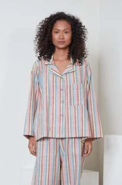 RUJUTA SHETHMargot Top - Brightside Stripe -Drape Hut Sales Store RUJUTA SHETH Margot Top Brightside Stripe 20231021104441