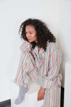 RUJUTA SHETHMargot Top - Brightside Stripe -Drape Hut Sales Store RUJUTA SHETH Margot Top Brightside Stripe 20231021104443