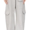 AGOLDERamsey Wide Leg Sweatpants - Heather Grey