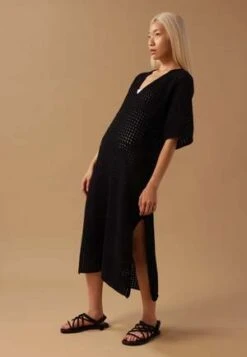 PhárlainResort Dress - Black -Drape Hut Sales Store Resort Dress Black 20231004175205