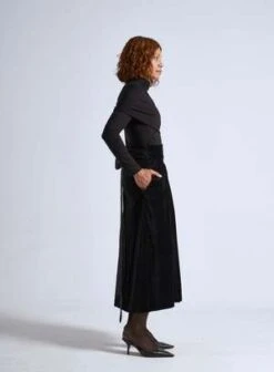 Rightful OwnerVelvet Magdala Skirt -Drape Hut Sales Store Rightful Owner Velvet Magdala Skirt 20230905160649