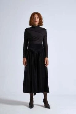 Rightful OwnerVelvet Magdala Skirt -Drape Hut Sales Store Rightful Owner Velvet Magdala Skirt 20230905160650 1