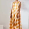 KowtowRiley Dress - Daisy Check -Drape Hut Sales Store Riley Dress 20231025010407