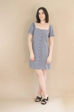 Rita RowSabina Dress - Grey -Drape Hut Sales Store Rita Row Sabina Dress Grey 20210218023238 1