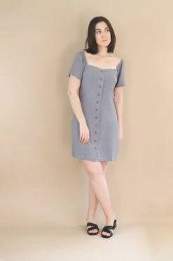 Rita RowSabina Dress - Grey -Drape Hut Sales Store Rita Row Sabina Dress Grey 20210218023239 1