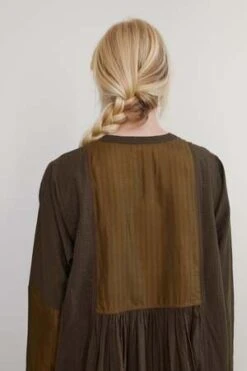 Tidy Street General StoreRunaway Bicycle Panelled Dress - Brown -Drape Hut Sales Store Runaway Bicycle Panelled Dress 20231009121014 1