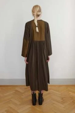 Tidy Street General StoreRunaway Bicycle Panelled Dress - Brown -Drape Hut Sales Store Runaway Bicycle Panelled Dress 20231009121014 2