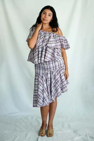 SELVA / NEGRASelva / Negra Ayutla Skirt - Barragan Plaid 3 SELVA / NEGRASelva / Negra Ayutla Skirt - Barragan Plaid