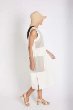 Intentionally BlankSignals Dress -Drape Hut Sales Store SIGNALS DRESS cream 20230214002734 2