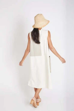 Intentionally BlankSignals Dress -Drape Hut Sales Store SIGNALS DRESS cream 20230214002734 3