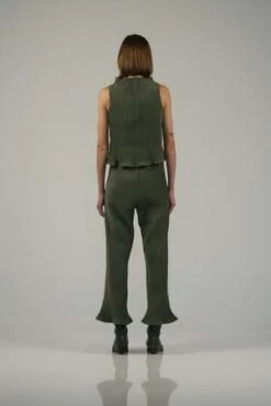 Nin StudioSimple Pleat Pant - Moss -Drape Hut Sales Store SIMPLE PLEAT PANT 20231010220116 2