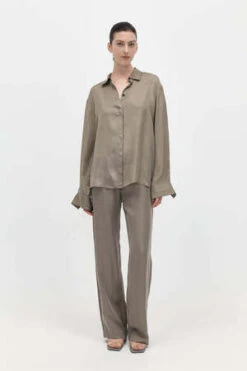 St. AgniTROUSERS - CASTOR GREY -Drape Hut Sales Store ST AGNI TROUSERS CASTOR GREY 20230309054209 3