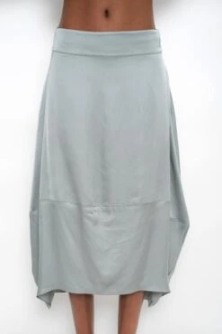 UMA | Raquel DavidowiczMergulho Satin Midi Skirt -Drape Hut Sales Store Satin Midi Skirt Mergulho 20210825213235