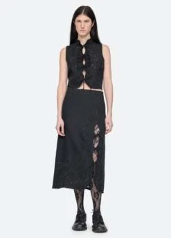 Sea New YorkBaylin Skirt - Black -Drape Hut Sales Store Sea NY Baylin Skirt Black 20230728192601